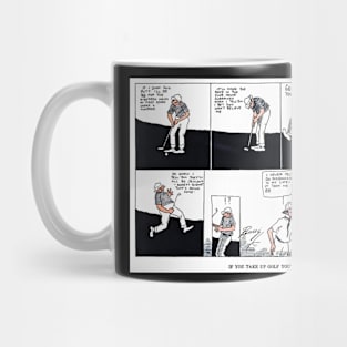 Low Score - Vintage Golf Cartoon Mug